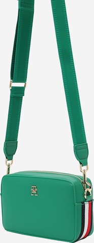 TOMMY HILFIGER Crossbody Bag 'Essential' in Green