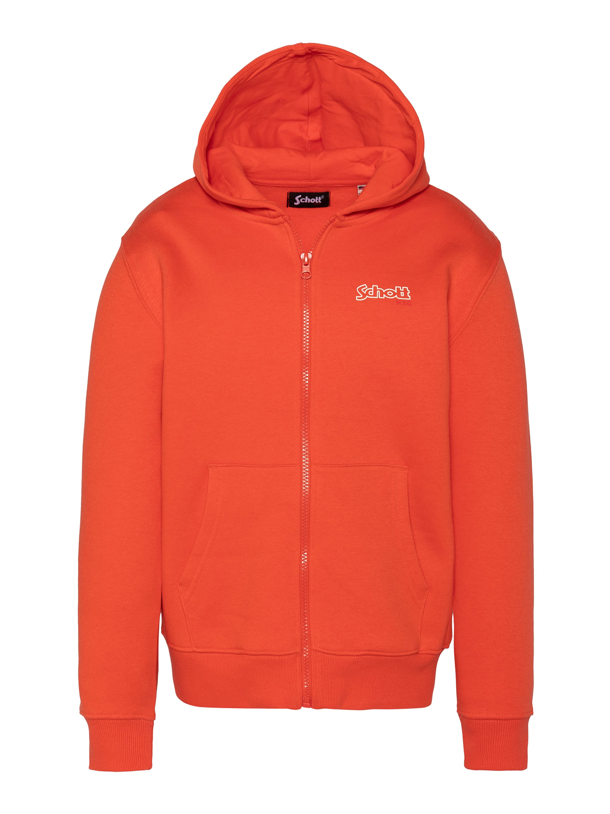 Sweat Schott NYC en orange : devant