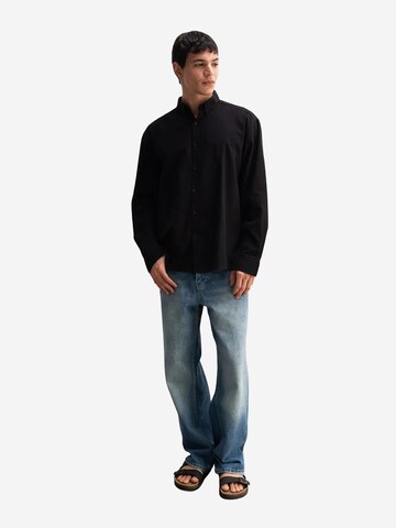 Giesto Comfort fit Overhemd in Zwart: voorkant