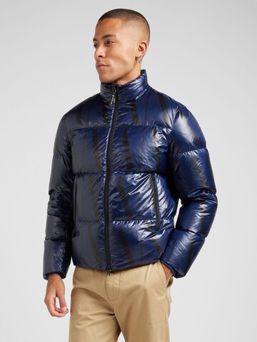 Veste mi-saison 'Tessuto' ARMANI EXCHANGE en bleu : devant