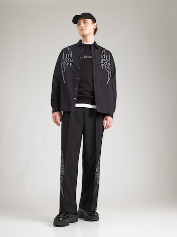 juoda Karl Lagerfeld Megztinis be užsegimo