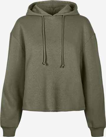 PIECES Sweatshirt 'Chilli' i grøn: forside