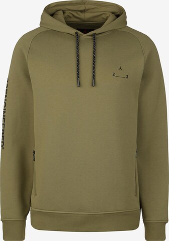 Sweat-shirt Jordan en vert : devant