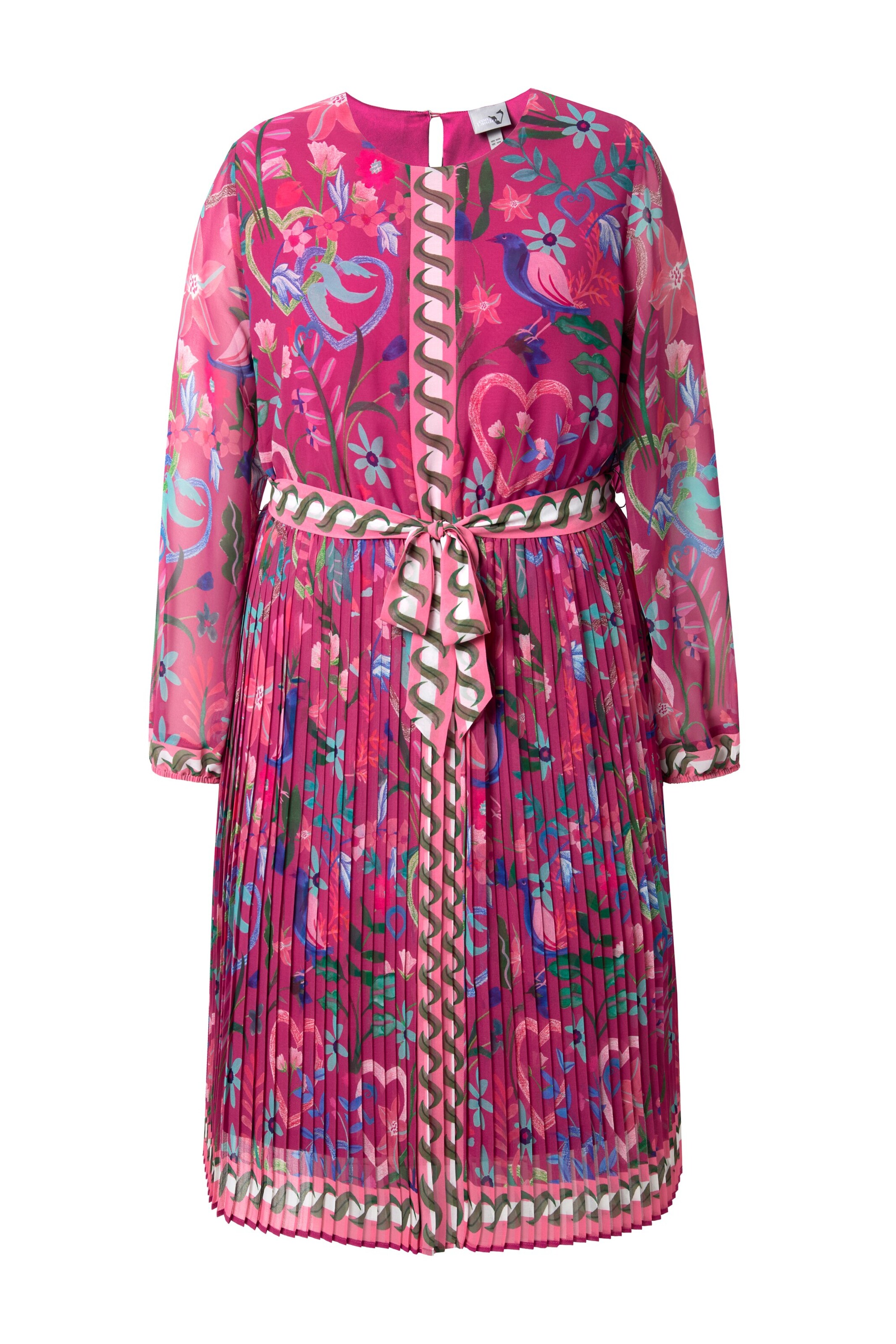 Ulla Popken Kleid in Pink: Vorderseite