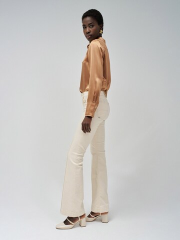 Salsa Jeans Flared Jeans 'Destiny' in Wit