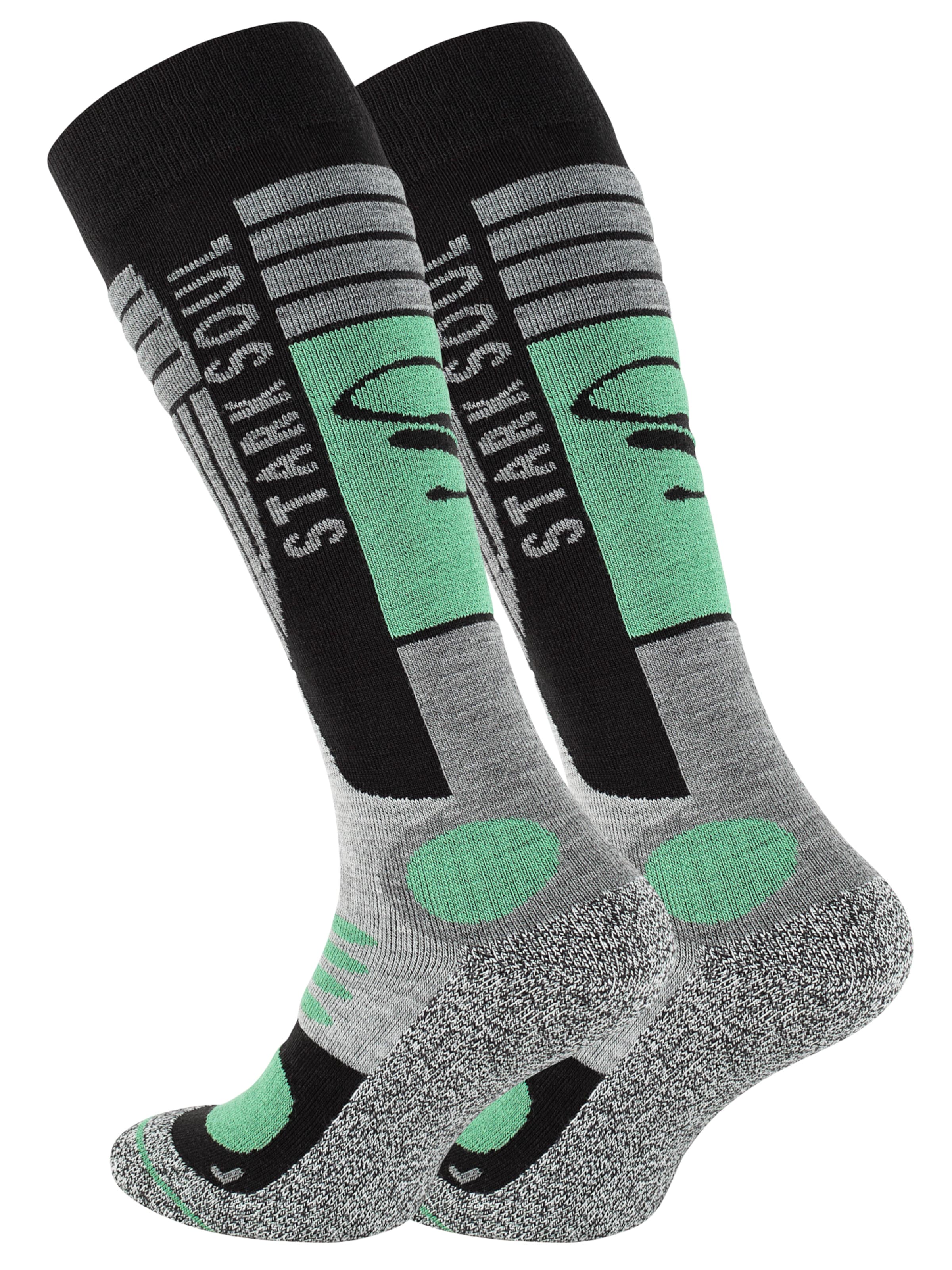 Stark Soul Kniestrümpfe in Grau: Vorderseite