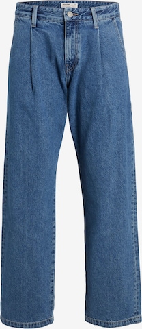 JACK & JONES Pleated Jeans 'EDDIE' in Blue: front