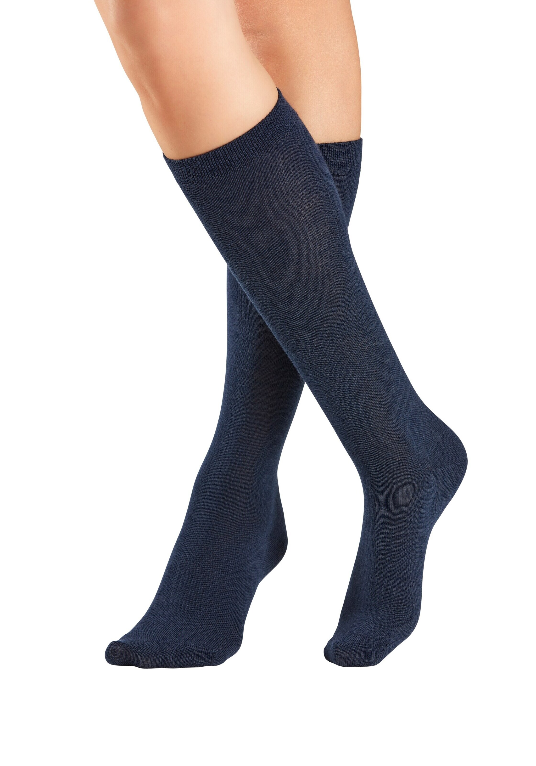 BENCH Kniestrümpfe in Blau