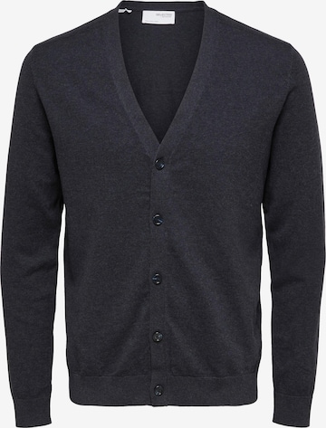 SELECTED HOMME Knit Cardigan 'BERG' in Blue: front