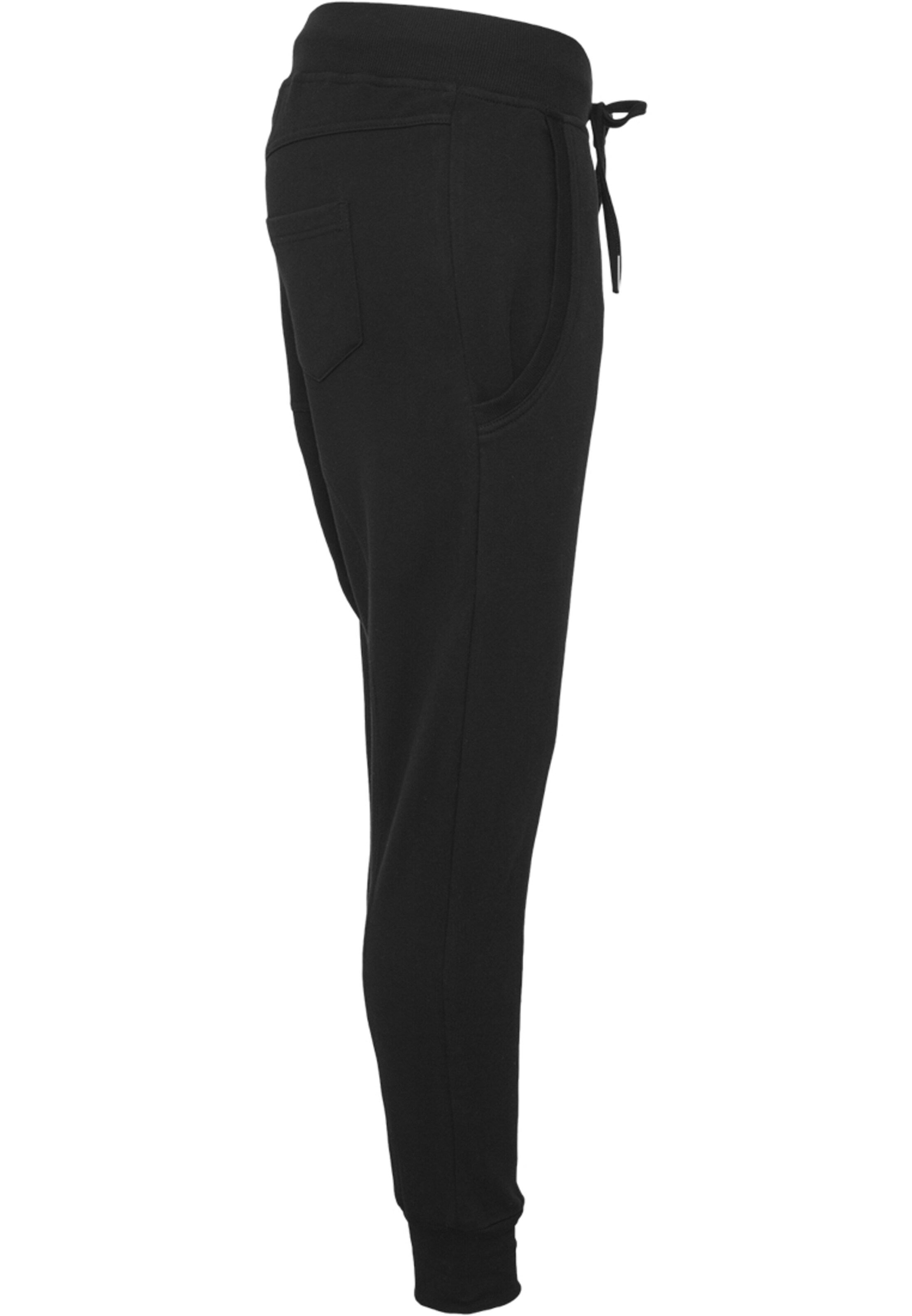 Urban Classics Tapered Trousers in Black