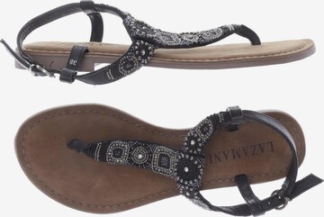 LAZAMANI Sandals & High-Heeled Sandals in 38 in Black: front