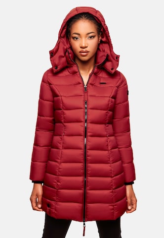 Manteau d’hiver 'Abendsternchen' MARIKOO en rouge : devant