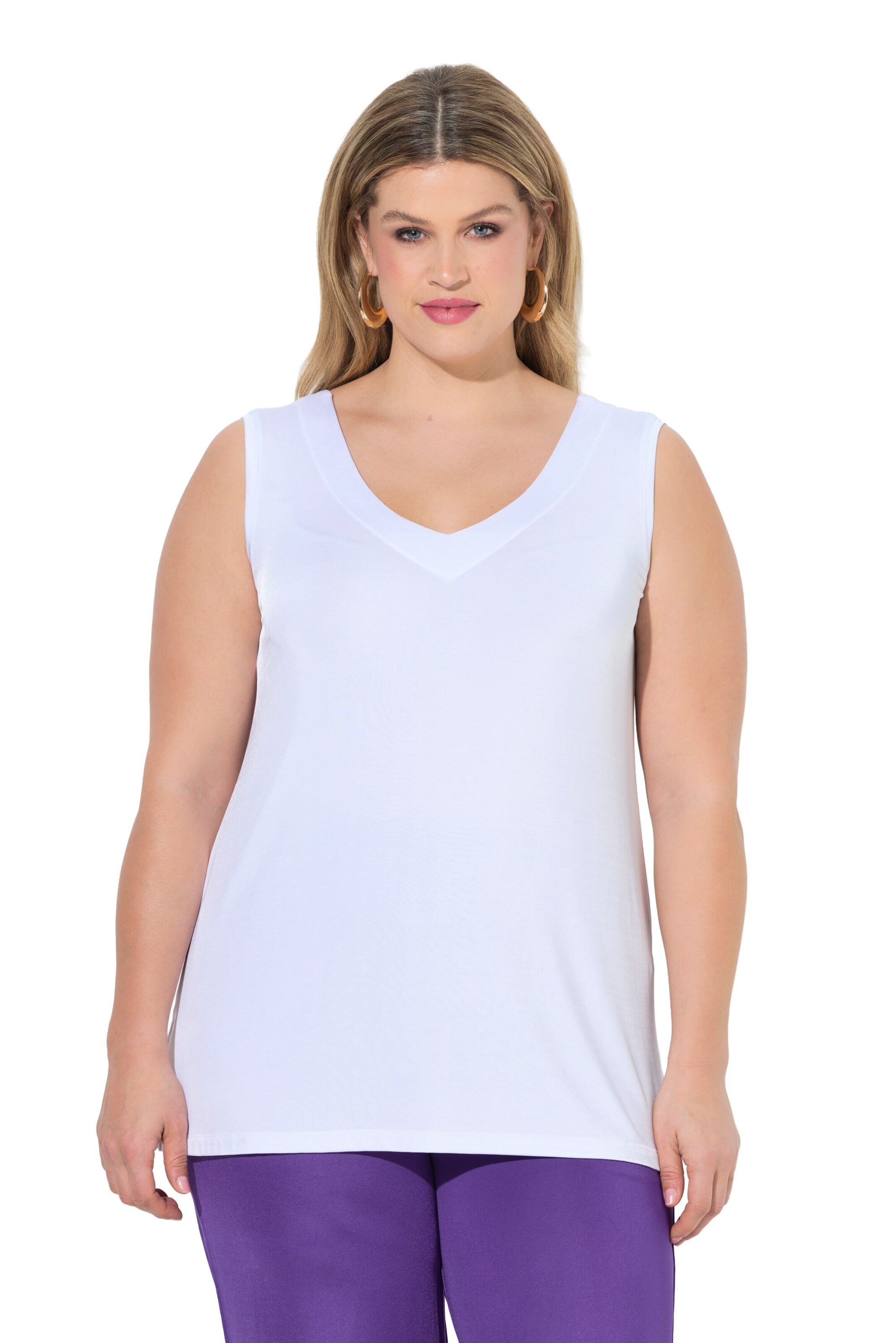 Ulla Popken Top in White: front