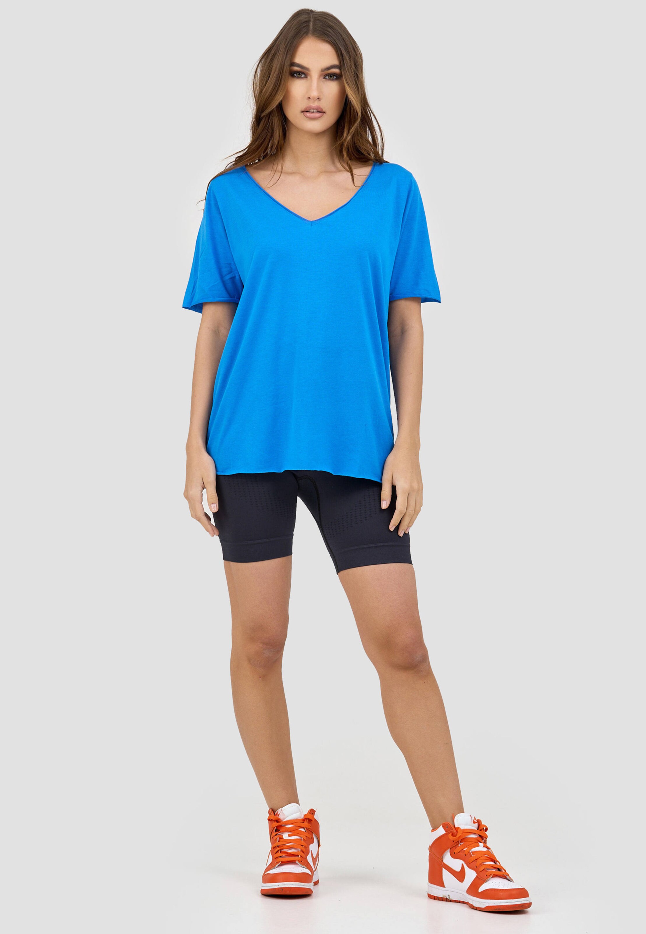 Frauen Shirts & Tops Cotton Candy T-Shirt 'NIVIA' in Blau - TX97926 Frauen Shirts & Tops Cotton Candy T-Shirt 'NIVIA' in Blau - TX97926