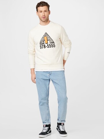 DIESEL Sweatshirt 'GINN' in White