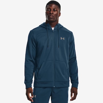 UNDER ARMOUR Training Jacket in Blue: front