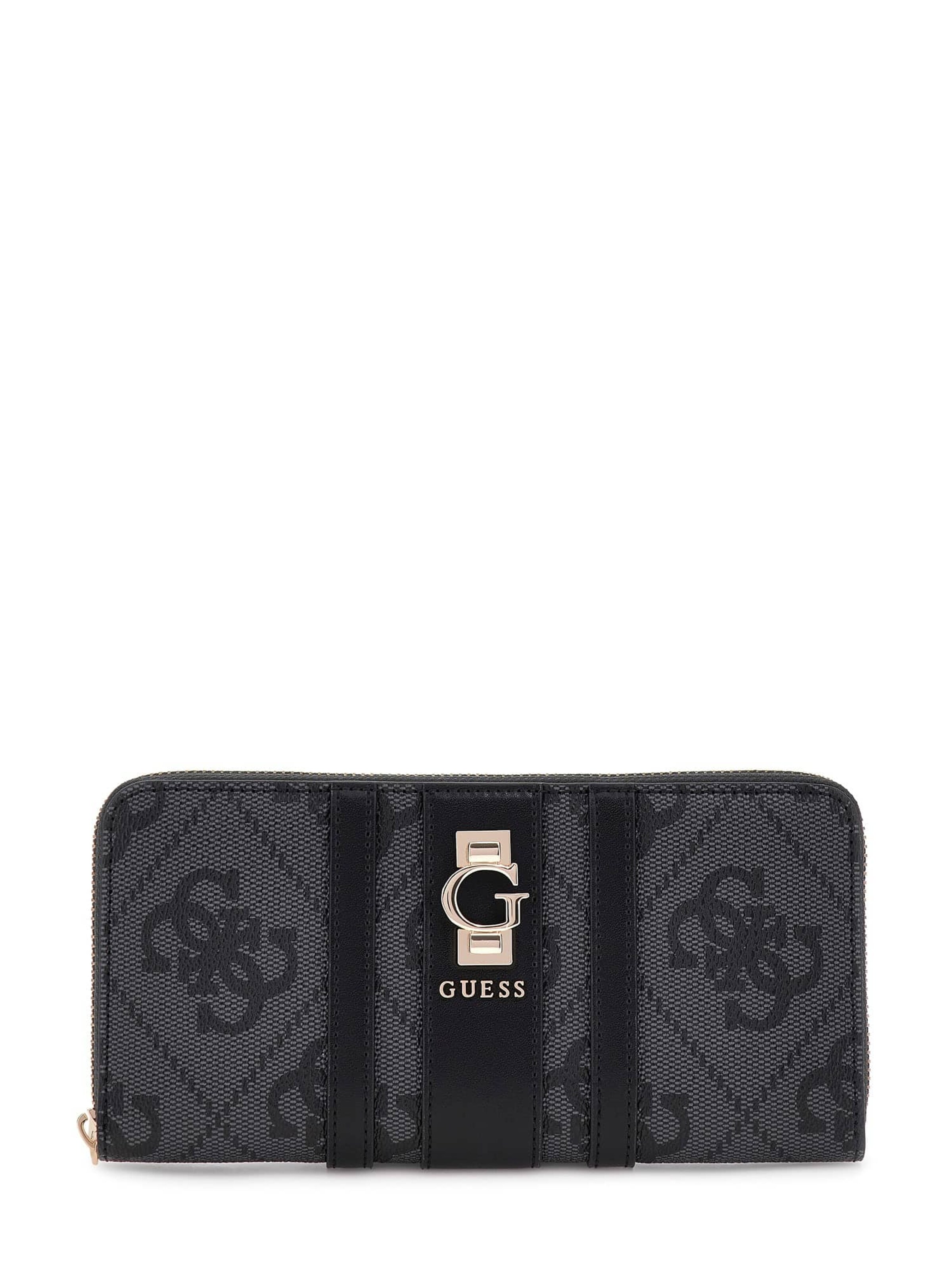 GUESS Wallet 'Erenia' in Black: front