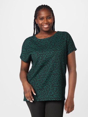 žalia ONLY Carmakoma Marškinėliai 'CARMUNA': priekis
