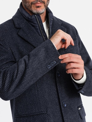 Ombre Between-seasons coat in Blue