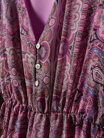 MANGO Košilové šaty 'Diana' – fialová