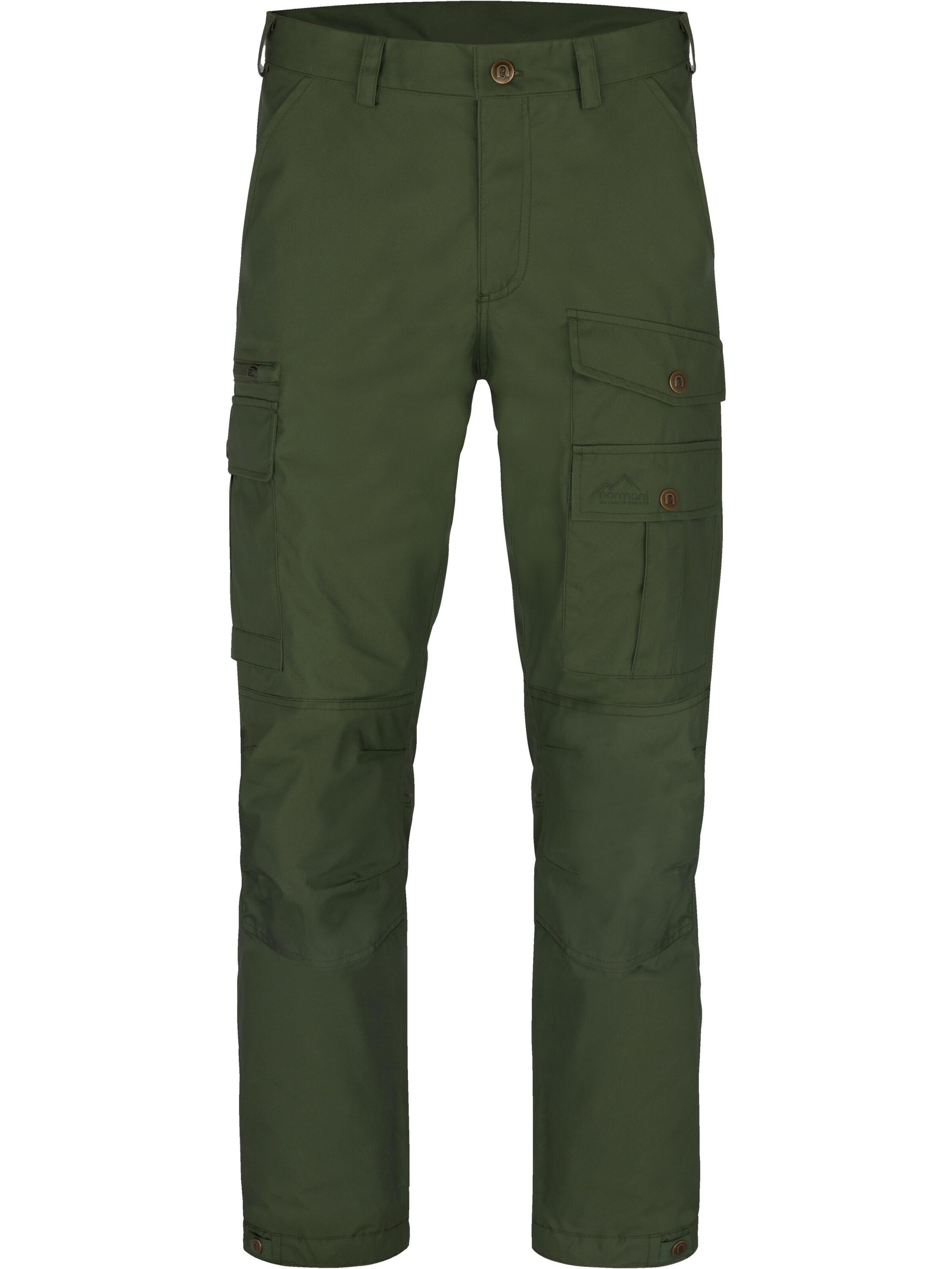 normani Regular Outdoorhose 'Leviathan' in Grün: Vorderseite