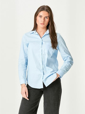 T-shirt ' Ida ' TEESHOPPEN en bleu : devant