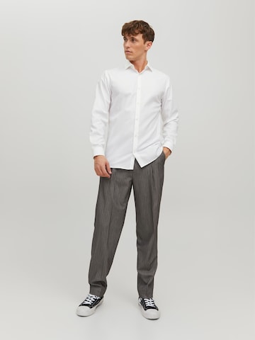 JACK & JONES Slim fit Business Shirt 'Parker' in White