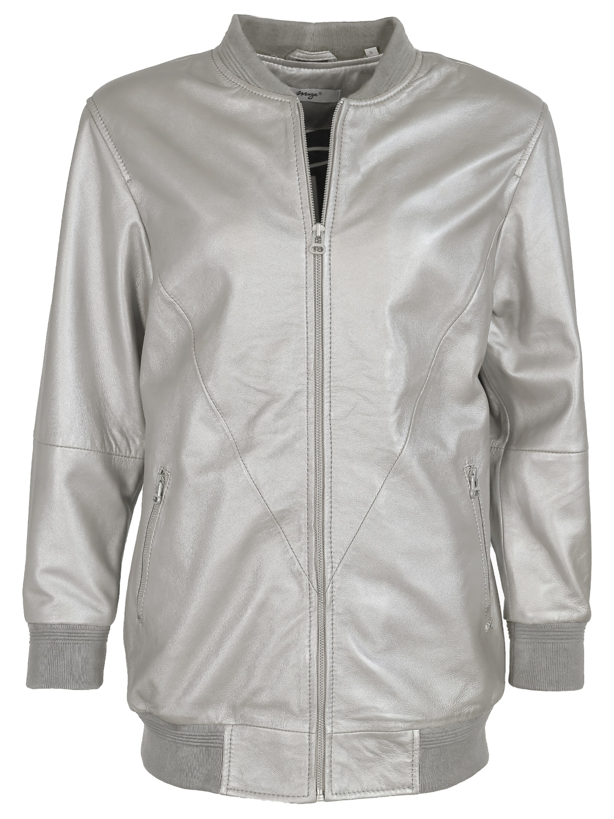 Maze Übergangsjacke in Silber: Vorderseite