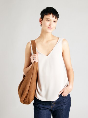 Chemisier 'PCFRANAN' PIECES en gris : devant