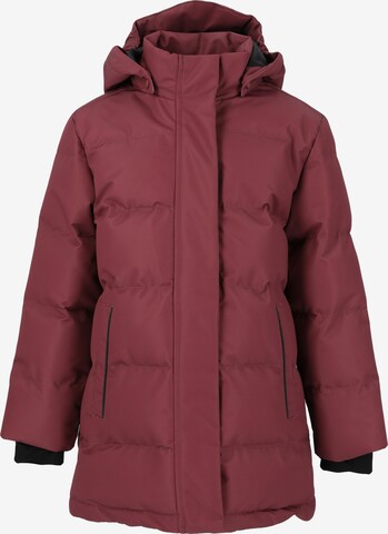 ZigZag Winter Jacket 'Veronica' in Red: front