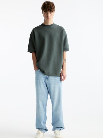 Sweat-shirt Pull&Bear en vert