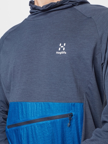 Haglöfs Sportsweatshirt 'Mirre' in Blauw