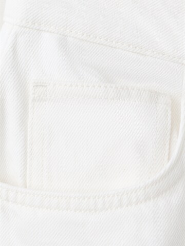 MANGO Barrel Jeans 'LEENA' in White