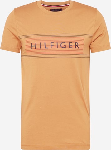 TOMMY HILFIGER Shirt in Bruin: voorkant