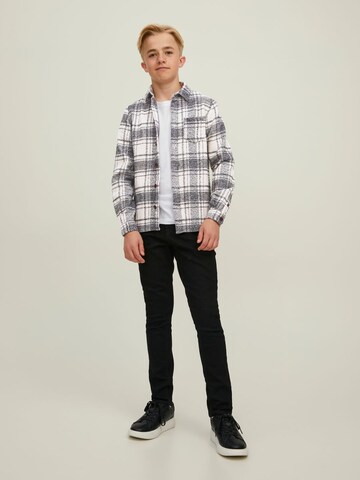 Coupe regular Chemise 'LOGAN' Jack & Jones Junior en blanc