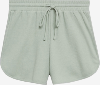 Pantaloni MANGO pe verde pastel, Vizualizare produs