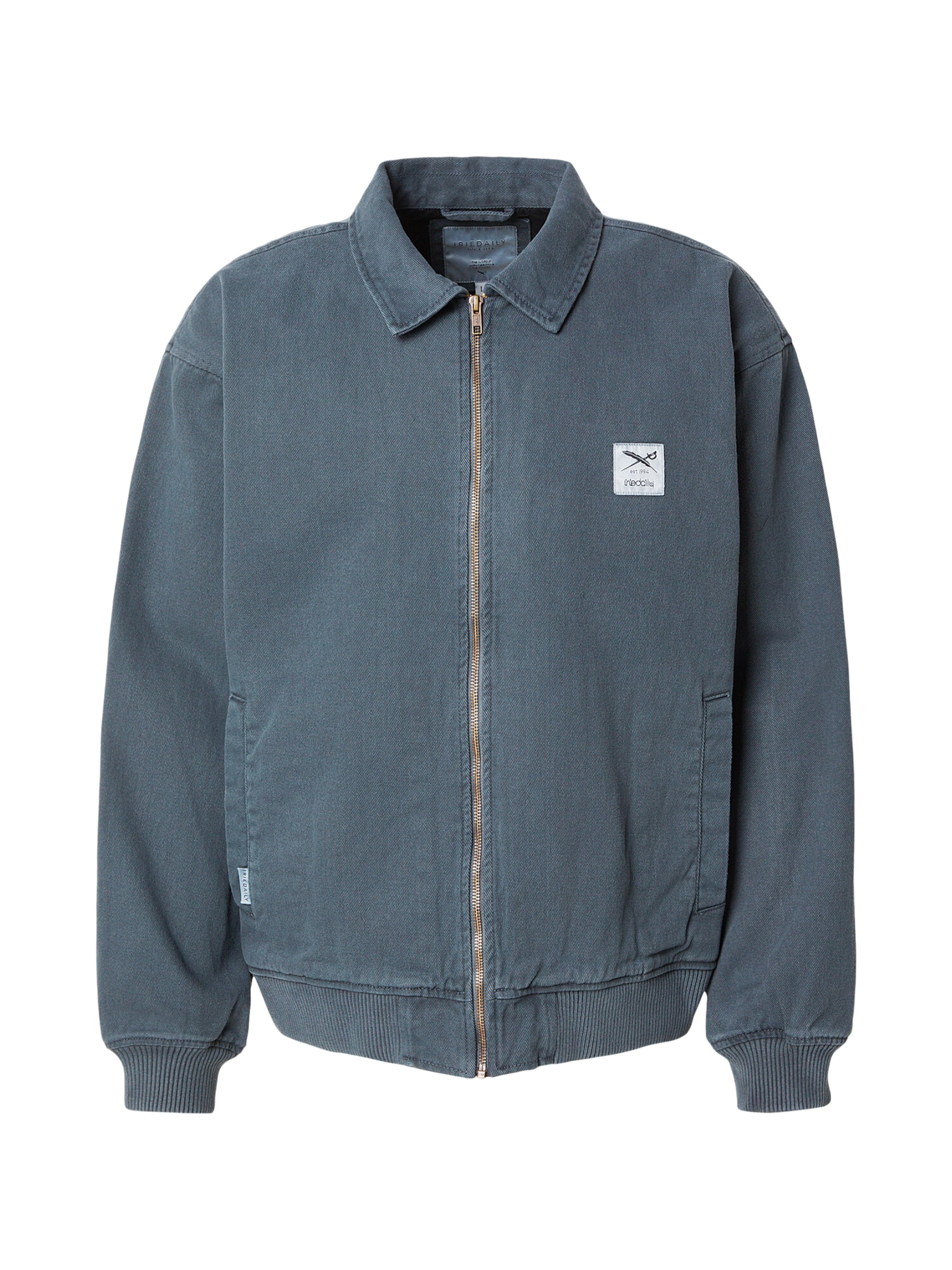 Iriedaily Between-Season Jacket 'Nanolo' in Green: front