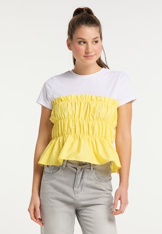 MYMO - Camiseta en amarillo: frente