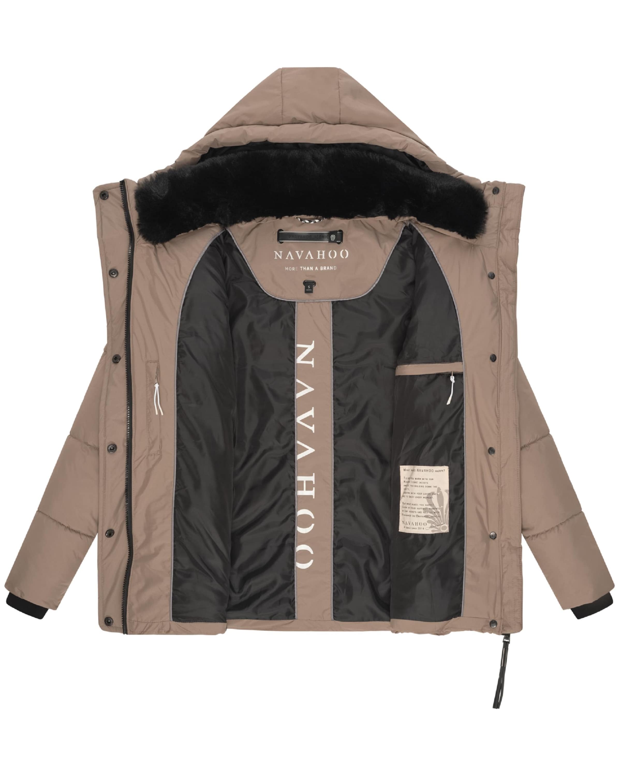 NAVAHOO Зимно яке 'Sag Ja XIV' в бежово