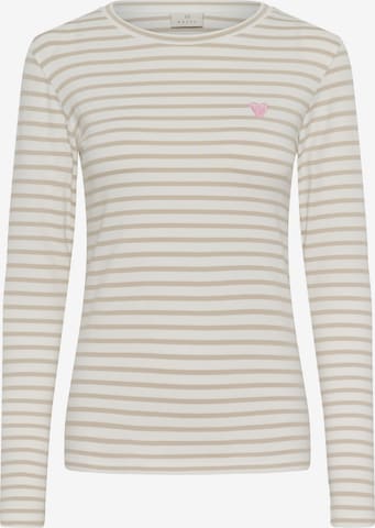 T-shirt 'KALiddy' Kaffe en blanc : devant