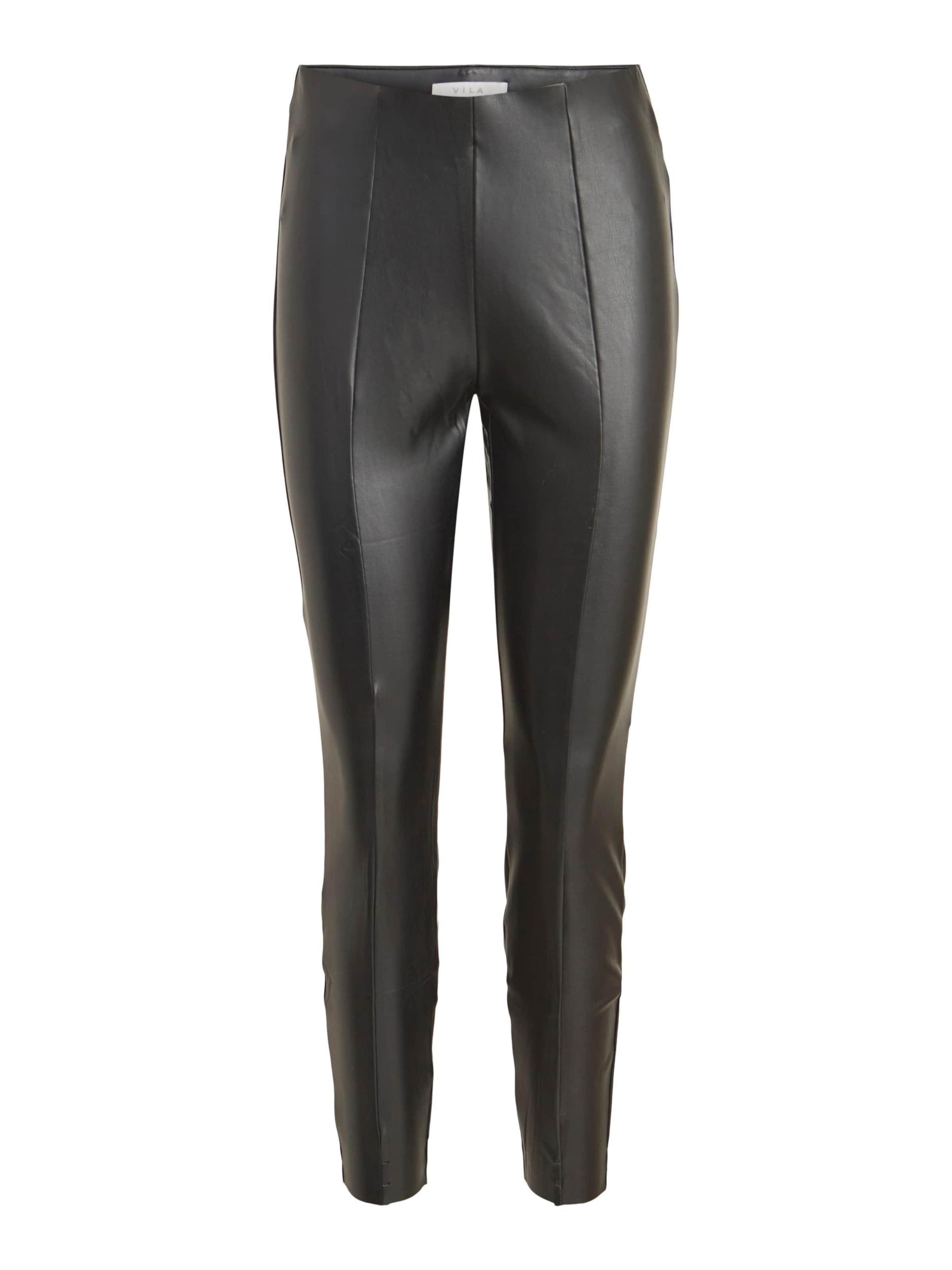VILA Skinny Pants 'Barb' in Black: front