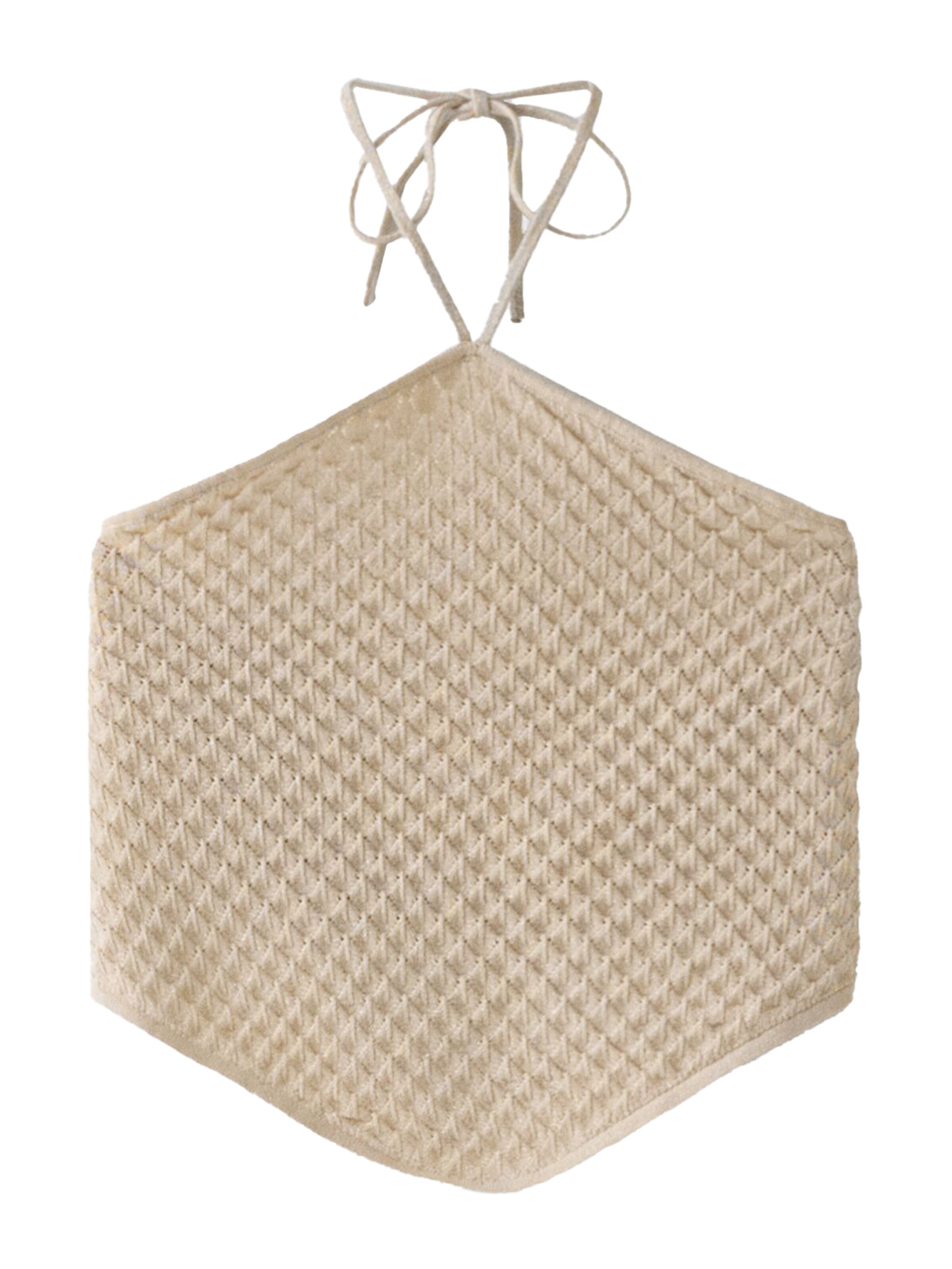 Bershka Sticktop i beige: forside