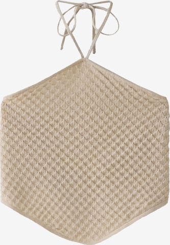 Bershka Neuletoppi värissä beige: etupuoli