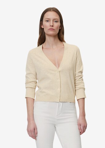 Cardigan Marc O'Polo en beige : devant