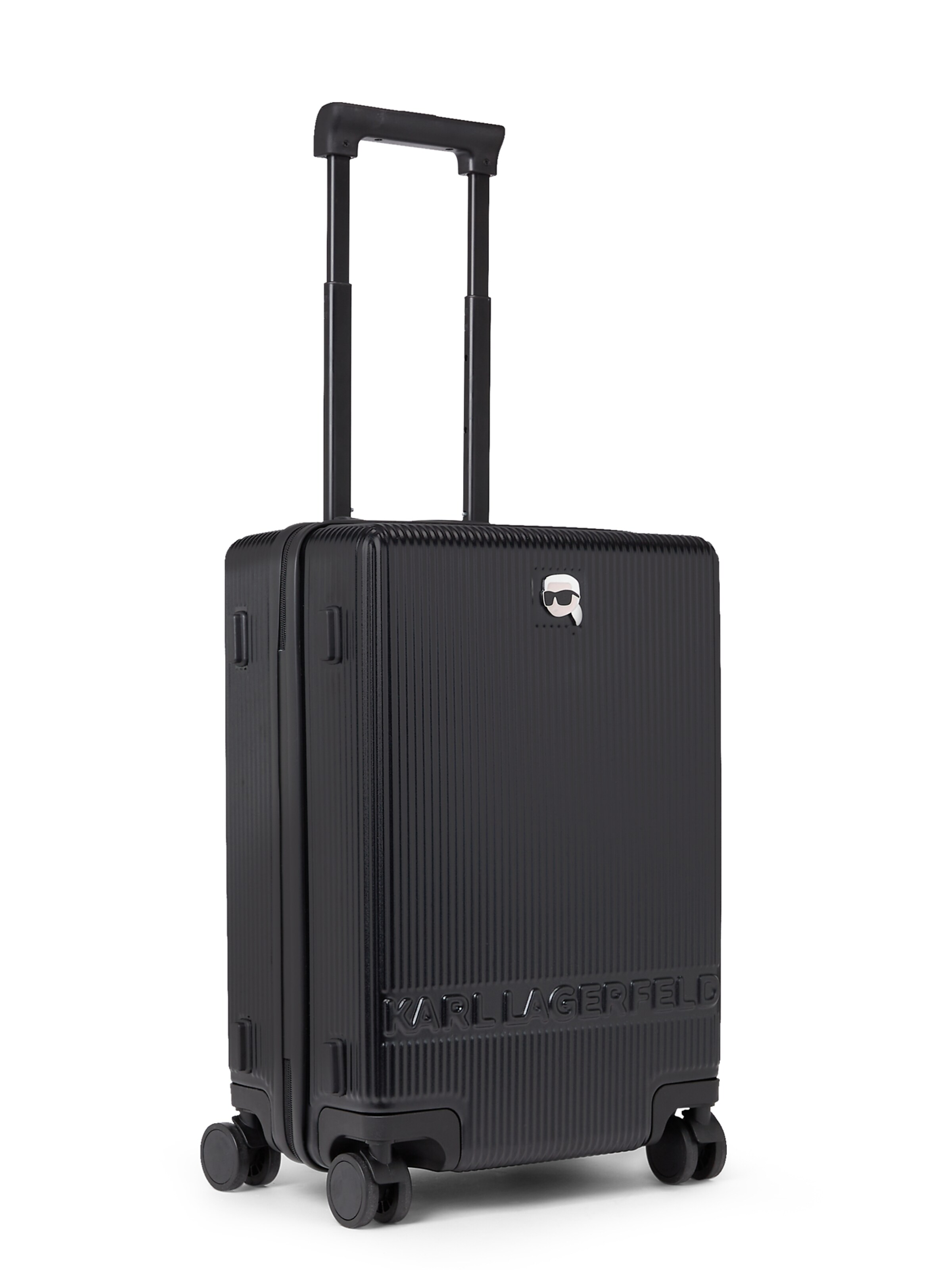 Trolley 'IKON' di Karl Lagerfeld in nero