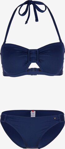 Bikini s.Oliver en bleu : devant