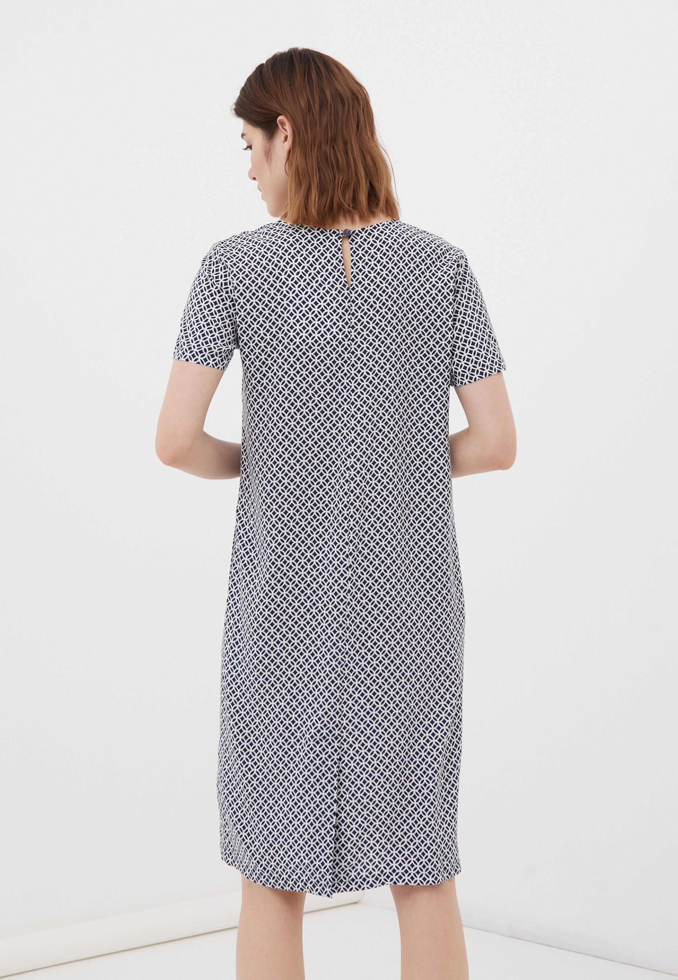 Frauen Große Größen Finn Flare Sommerkleid in Dunkelblau - SY04205 Frauen Große Größen Finn Flare Sommerkleid in Dunkelblau - SY04205
