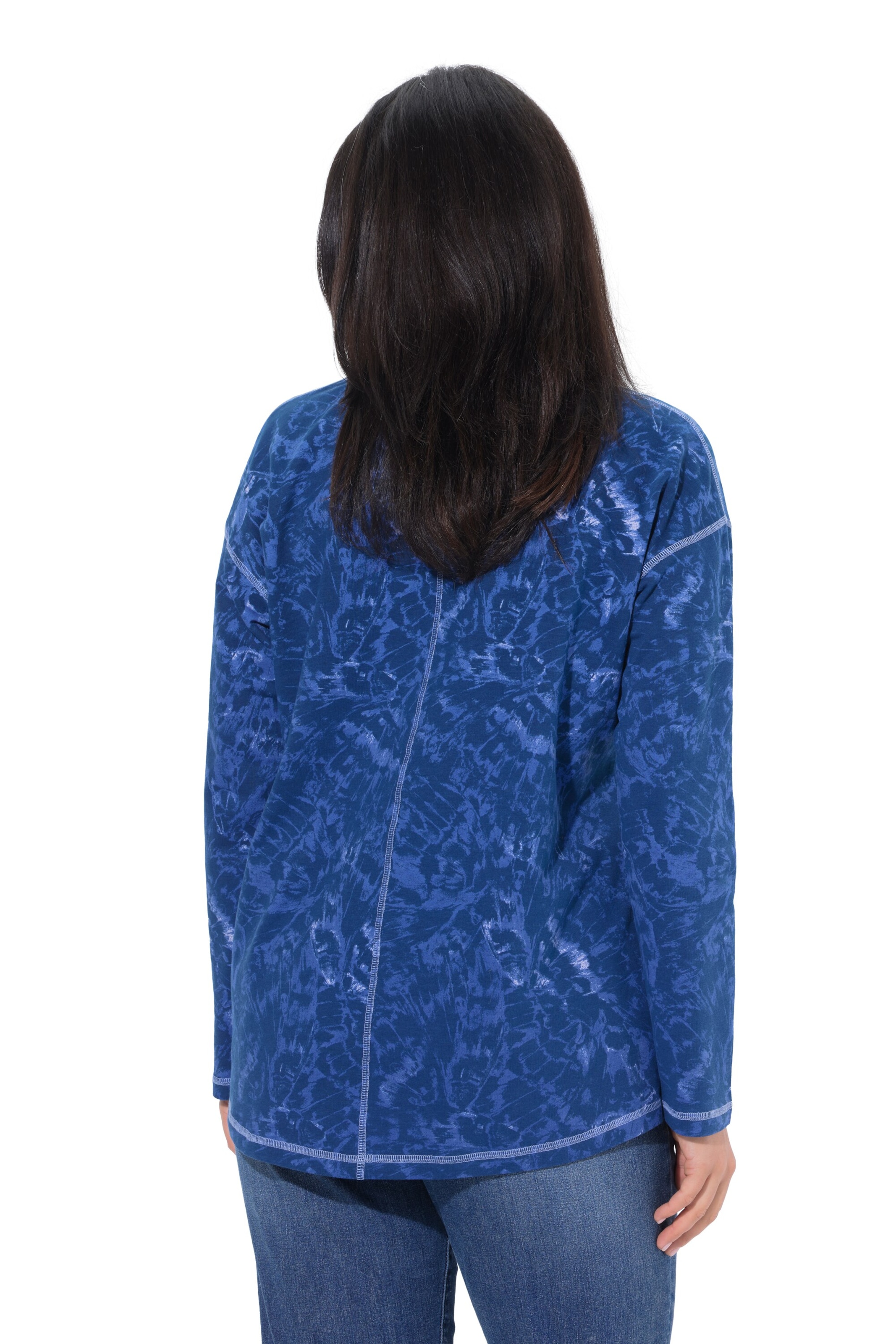 Ulla Popken Sweatshirt in Blauw