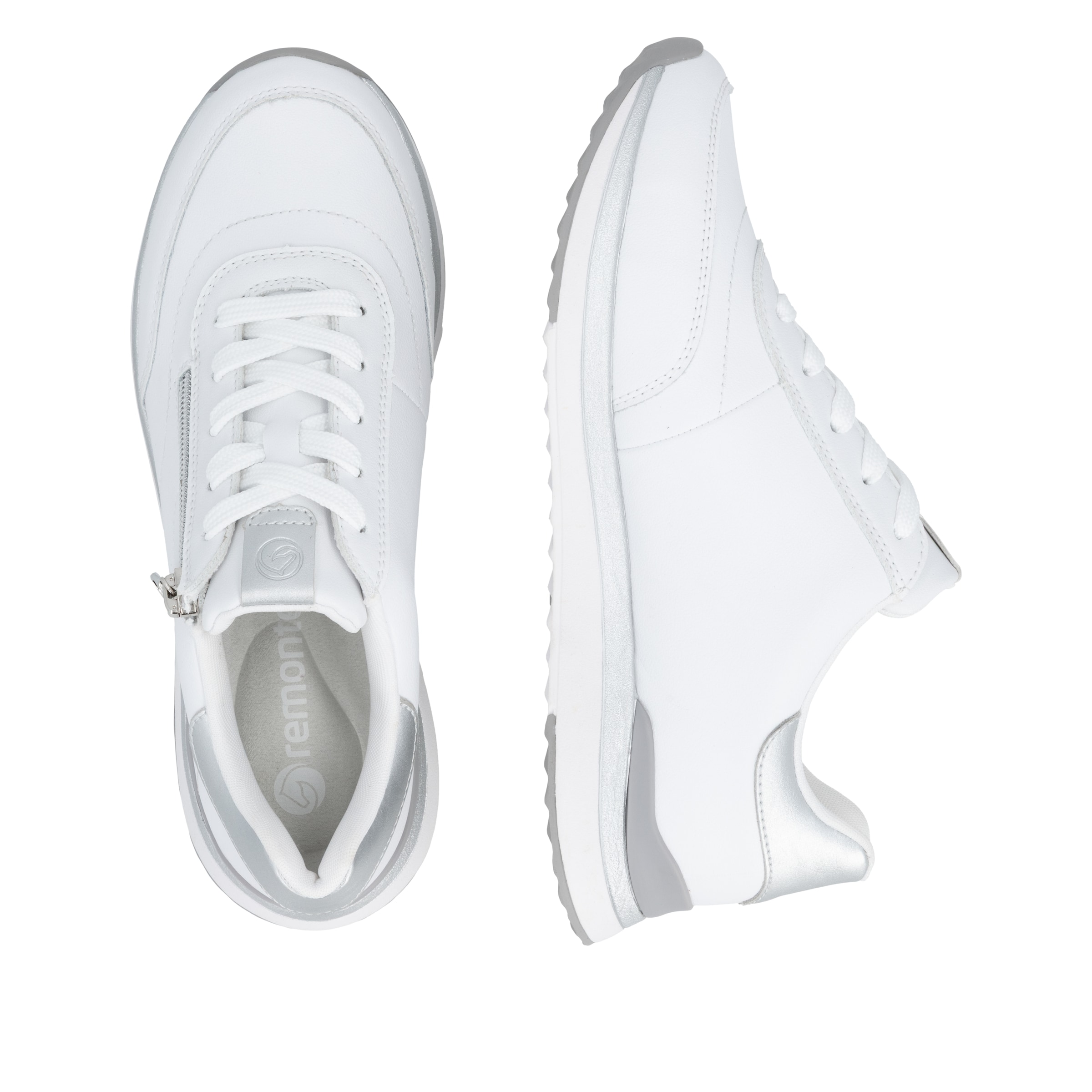 REMONTE Athletic Lace-Up Shoes in White