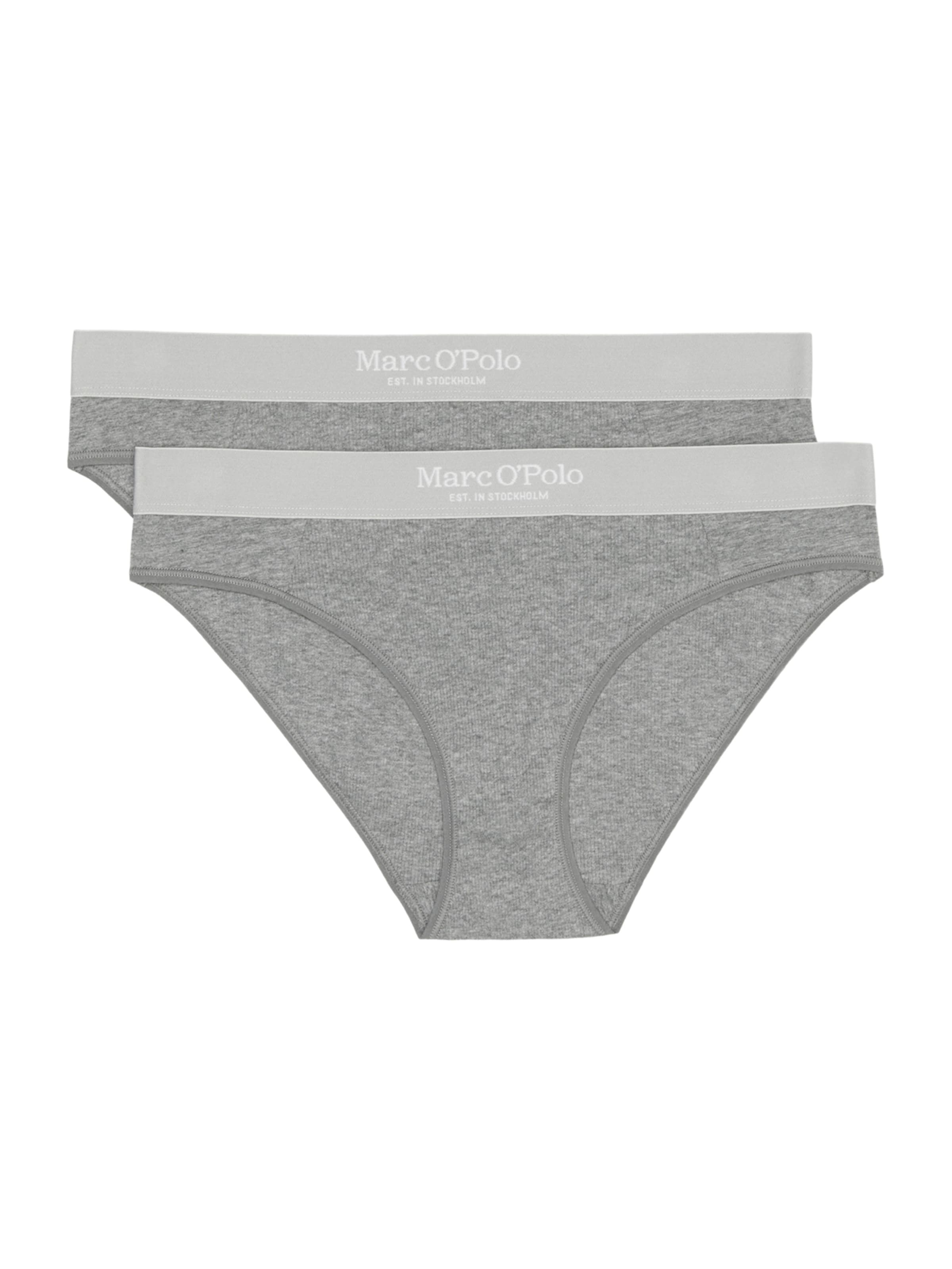 Marc O'Polo Slip 'Iconic Rib' in Grey: front